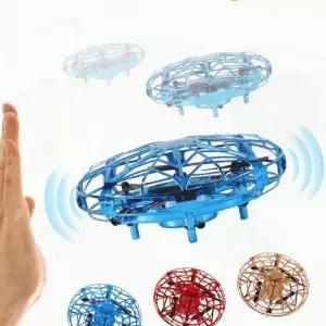 미니 드론 UFO LED 어린이 팽이 비행 센서 자동 회전