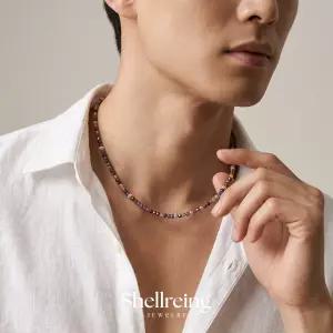 [셸링주얼리] Gemstone Bead Necklace 비드 원석 남성 목걸이