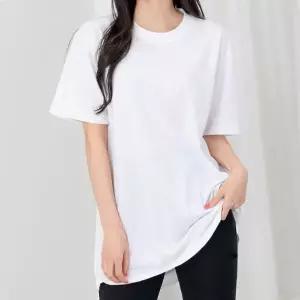 여자자 베이직 롱반팔 흰색롱면티 선물 분위기있는 훈남코디
