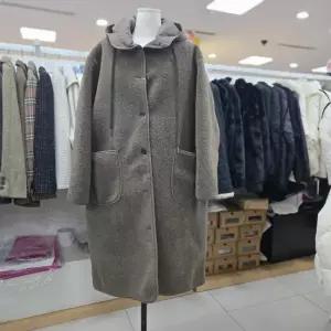 [오버톤]오버톤 DP01 후드배색오버핏코트 KDFH500 (23541654)