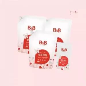 비앤비 아기 세탁세제 (시그니처) 1500ml 리필 x 3개 800ml 유연제 4446161