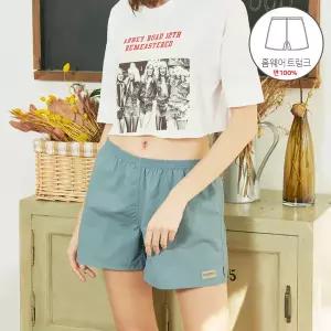 [물랑루즈]파스텔 여성트렁크/순면/사각팬티/네모팬티/홈웨어