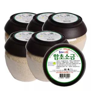 6형제소금밭 맛핌 육형제 천일염 신안 함초소금 1.8kg 5개[원산지:국산(전라남도 신안군)]