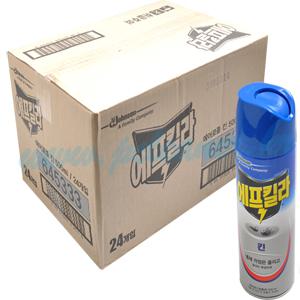 피크리너_에프킬라 킨_500ml_24개_1박스 파리/모기/나방/벌레/살충제/병원/호텔/빌딩/사무실/학교/관공서