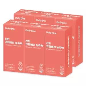 [롯데백화점]데일리원 [데일리원] 진한 크랜베리 농축액 액상 스틱 엑기스 진액 15g X 14포 6통