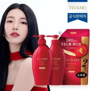 프리미엄 모이스트 앤 리페어 샴푸 + 컨디셔너 + 샴푸 리필 600ml