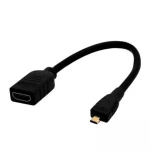 HDMI 2.0(F) to Micro (M) 변환 연장 케이블 0.2M모니터젠더 HDMITOMICHDMI 영상