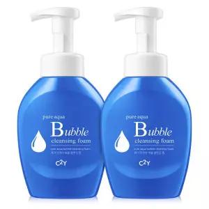 퓨어 아쿠아 버블 클렌징폼 대용량 폼클렌징 500ml 2개