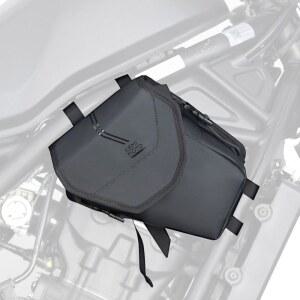 KEMIMOTO 바이크용 레블250 프레임백 3L CL250 방수백 소품 보관함 PVC 전방수 블랙 사이드백 Rebel 250 / 500 1100 50