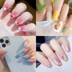 디어젤 붙이는 네일팁 미들 포인트 베스트 모음 웨딩 인조손톱 데일리코디 데이트코디 셀프 기념일