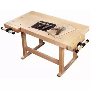 목공 작업대 DIY 작업테이블 워크벤치 톱다이 오크원목 HS-5000