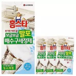하수구 클리너 청소용 발포 세척제 싱크대용 40g3포 WFM64GW