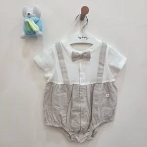 [아가방]노아서스팬더반팔바디수트(베이지)01T327907_GN