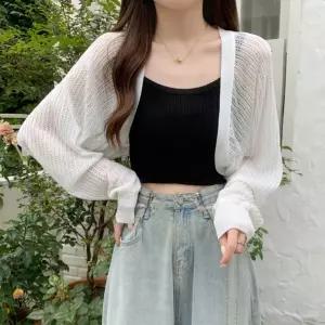 가디건 비치 볼레로 해변 볼레로가디건 여리핏
