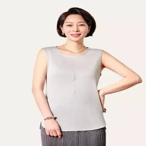 [마담엘레강스][마담엘레강스] 샤인 인견 민소매 블라우스 K252BL04