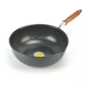 30호-29.5cm 북경팬 경질 웍 요리도구 업소용 다용도 나무손잡이 8WFFY4SL5