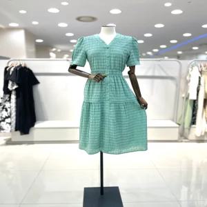 [모다아울렛][베스띠벨리]브이넥 버튼 롱 원피스 BMOAE2565_CA