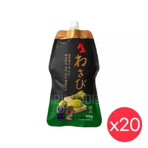 코우 생와사비 고추냉이 1박스 (800g x 20개입) 냉동