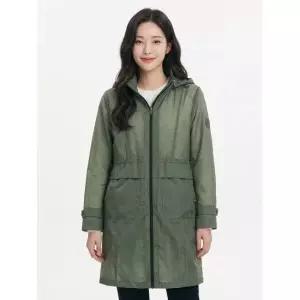 크로커다일레이디카키 후드 탈부착 허리 스트링 점퍼 CLCMJP205