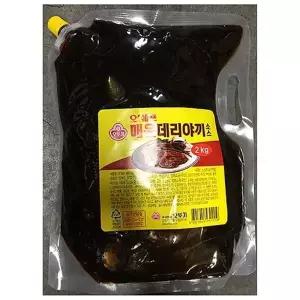 업소용 식당 식자재 오뚜기 매운 데리야끼소스 2Kg