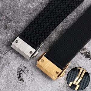 HUBLOT BIG BANG 실리콘 25*19mm 방수 및 땀 방지 시계 스트랩 고품질 고무 팔찌 손목 밴드용 시계 밴드