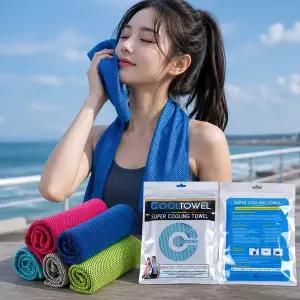 [하프클럽/알티피아]냉감 쿨링타월 스포츠수건 아이스 운동 타월 쿨타올 헬스 등산용 수건