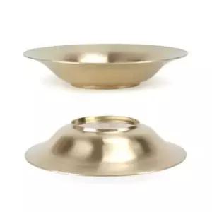 방짜 면접시 유기 면그릇 파스타 그릇 22.2cm 2호