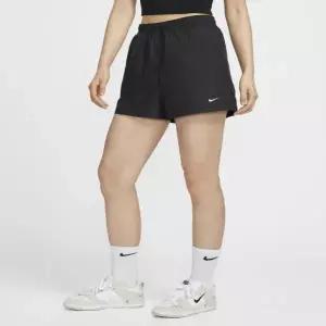 나이키 FV7558-010 스포츠웨어 클래식 우븐 미드라이즈 쇼츠 W - 블랙 화이트 -