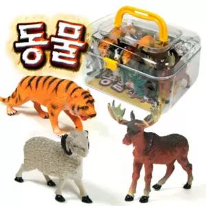 (튼튼)아톰산업 동물모형 학습 피규어 장난감 나라 완구 아동 놀이