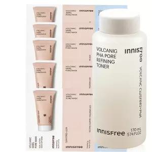 이니스프리 화산송이 파하 모공 매끈결 토너 170mL+(듀얼마스크 3gx10장