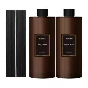 쿤달 퍼퓸 디퓨저 리필 500ml 2구 세트 화이트머스크