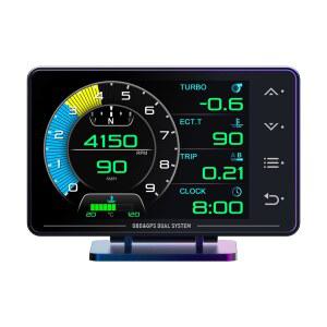 헤드업디스플레이 HUD XS 게이지 계기판 GPS OBD 헤드업 디스플레이 유온 유압 차량용 터보차저 수온
