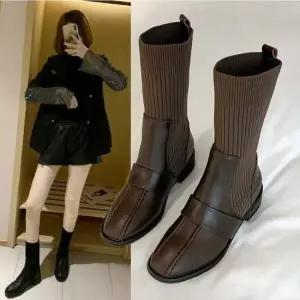 2055 포근한여성니트부츠 미들부츠 앵글부츠 앵클부츠 부츠