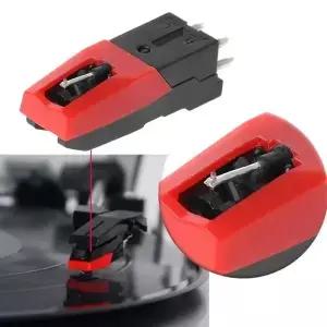 1pcs 턴테이블 범용 다이아몬드 카트리지 스타일러스 Lp 비닐 축음기 레코드 플레이어 HiFi 바늘 액세서리