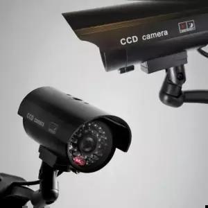야외용 모조 감시장치 모형 LED 보안 카메라 방범 CCTV
