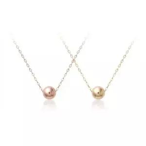 14K 골드 금 목걸이 포인트 데일리목걸이 로즈골드 볼 금목걸이 7mm GOLD