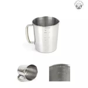 대용량 스텐 계량컵 조리용 대형비커 2000ml 스텐계량컵