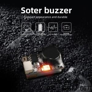 HGLRC Soter FPV 드론 버저 100DB LED 내장 배터리 22X12X12mm 모델 비행기 레이싱 DIY 부품