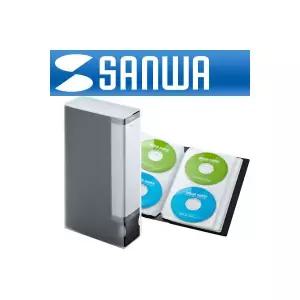 SANWA FCD-FL72BK 파일형 CD/DVD 케이스(72매/블랙)