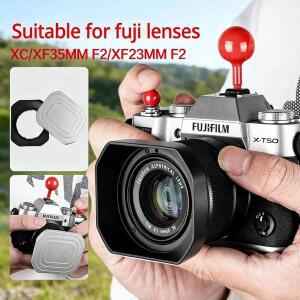 카메라용 렌즈 후드 캡후지 XT50 F2 R 렌즈에 적합한 사각형 선쉐이드 알루미늄 마운트