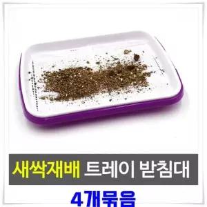 새싹 재배 받침대 키우기 수경재배 씨앗 발아 식물 채소 4개