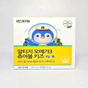 락피도 오메가3 츄어블 키즈 600mg x 90캡슐