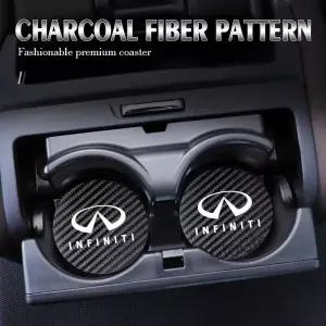 인피니티 Q50 G37 FX30 Q60 QX50 M37 ESQ JX35 Q30 차량 컵홀더 터 보관 매트 액세서리
