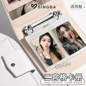 가죽 포드 바인더 3 인치 2 그리드 사진 수집 책 앨범