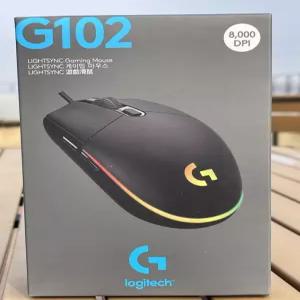 로지텍 G102 유선 게이밍 마우스 블랙 그래픽작업