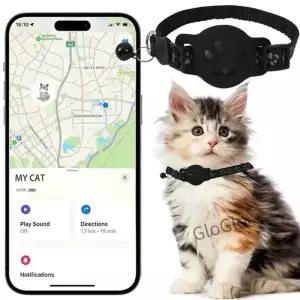 방수 반사 GPS 추적기 고양이용 목걸이 분실 방지 애완동물 위치 찾기 액세서리 새끼