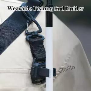 웨어러블 낚싯대 클립 홀더 휴대용 거치대 부두 여행 서핑 해변 민물 바닷물 메기