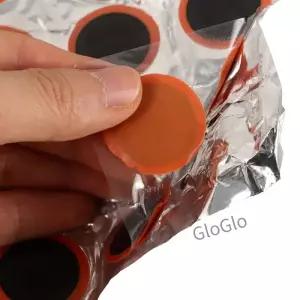 48Pcs 내부 튜브 패치 키트 자전거 타이어 수리 오토바이 사전 접착식 빠르고 안정적인 DIY 도구
