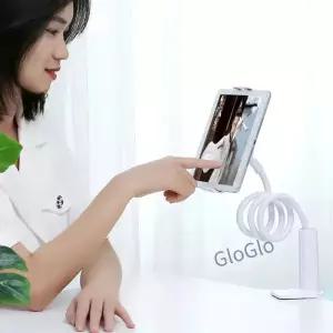 360 조절 가능한 태블릿 홀더 클립 스탠드 스마트폰 레이지 침대 데스크탑 브래킷 마운트