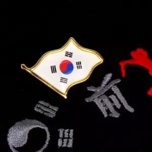 태극기 뱃지 금색테두리 국기뱃지 한국뱃지 대한민국뱃지 태극기뱃지 가방뱃지